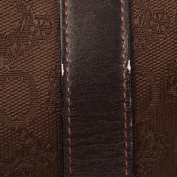 Celine C Sulky Pattern Boston Bag Brown
