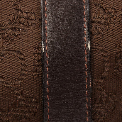 Celine C Sulky Pattern Boston Bag Brown