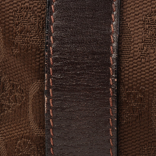 Celine C Sulky Pattern Boston Bag Brown