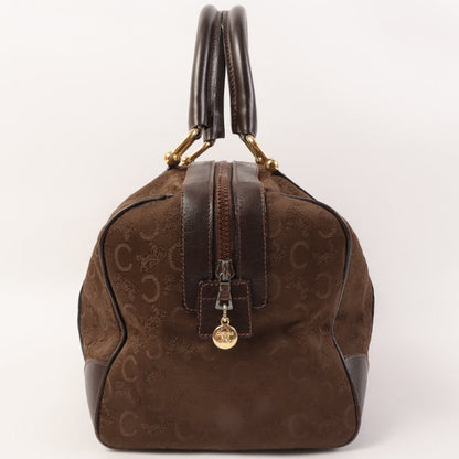 Celine C Sulky Pattern Boston Bag Brown