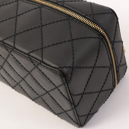 Chanel Around 2001 Made Wild Stitch Turn-Lock Vanity Chain Top Handle Bag Black