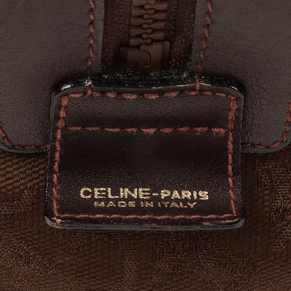 Celine C Sulky Pattern Boston Bag Brown