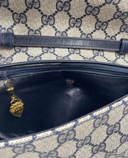 Vintage Gucci Canvas Box Crossbody Bag