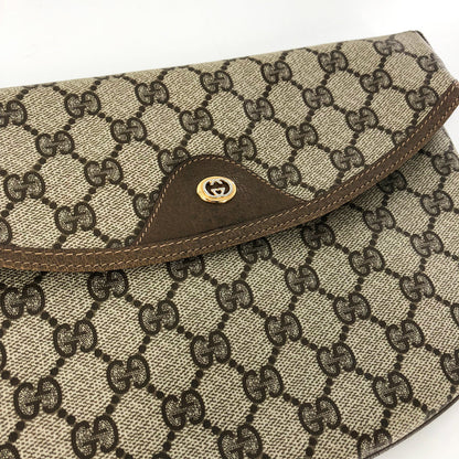 Gucci Vintage GG Monogram Foldover Clutch