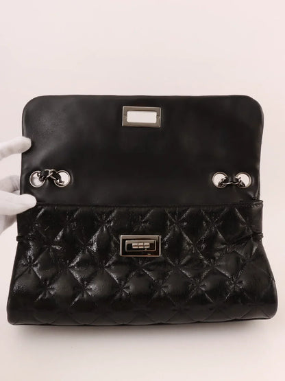 Chanel Around  Made . Chain Shoulder Bag Black