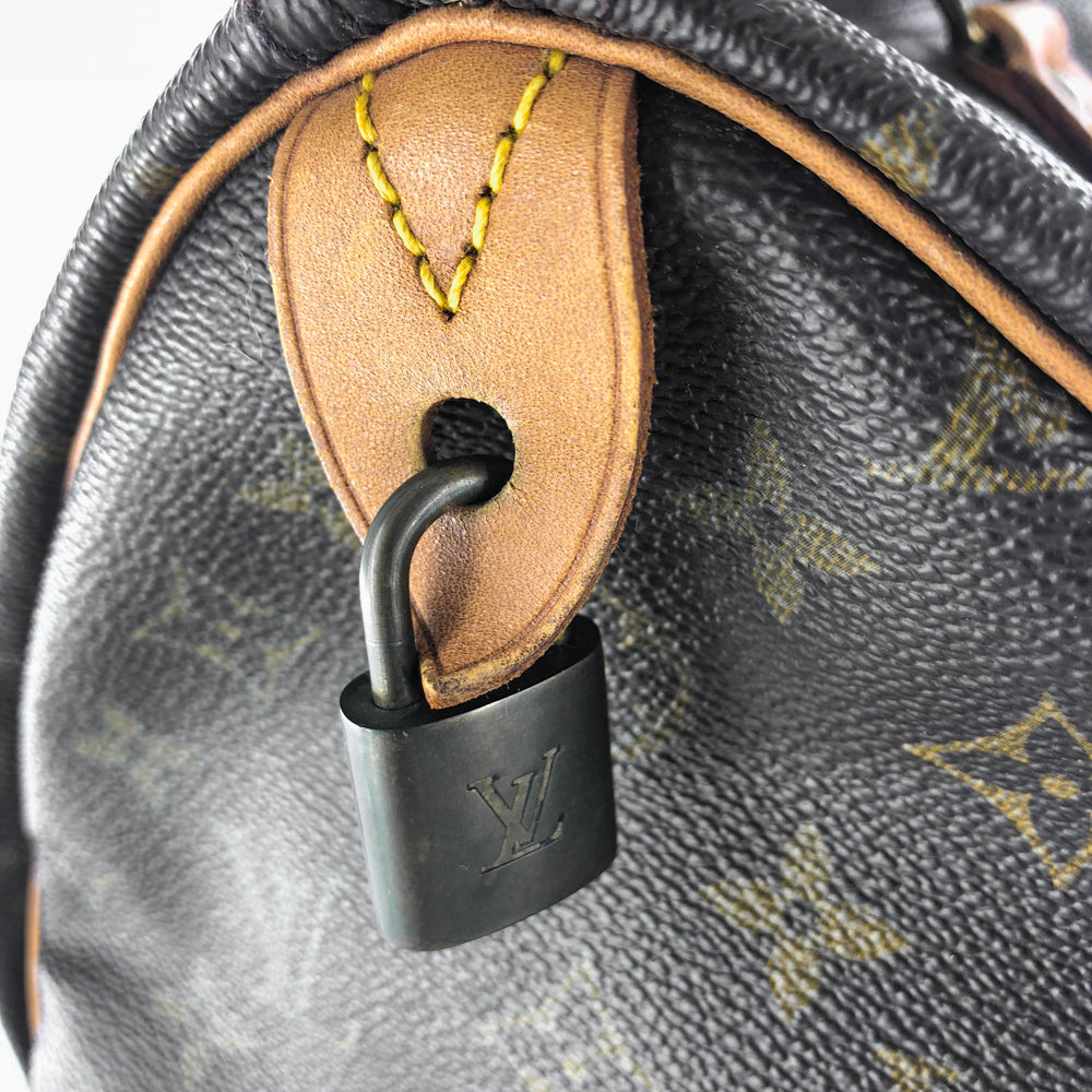 Louis-Vuitton Vintage Monogram Speedy 35