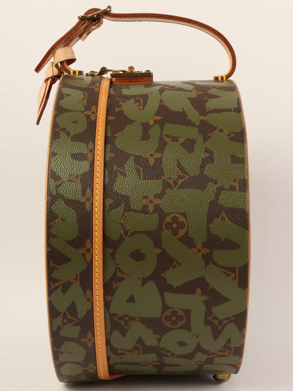 LOUIS VUITTON Canvas Monogram Graffiti Boite Chapeau 30 Brown/Khaki