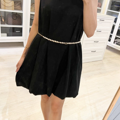 Chanel 24S Runway Waist Chain Belt with Pearls in GHW (ABD241)