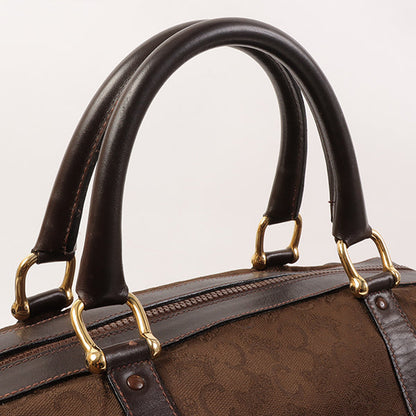 Celine C Sulky Pattern Boston Bag Brown