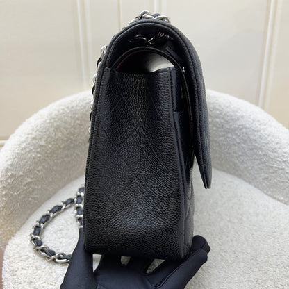 Chanel Jumbo Classic Flap CF in Black Caviar and SHW