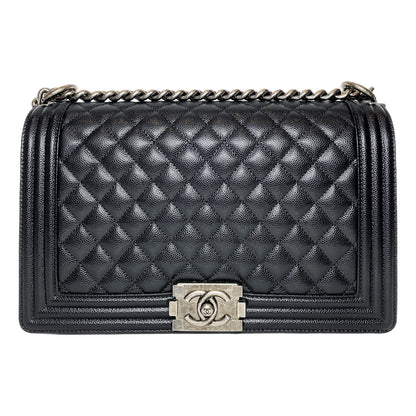 Chanel Black New Medium Boy Bag