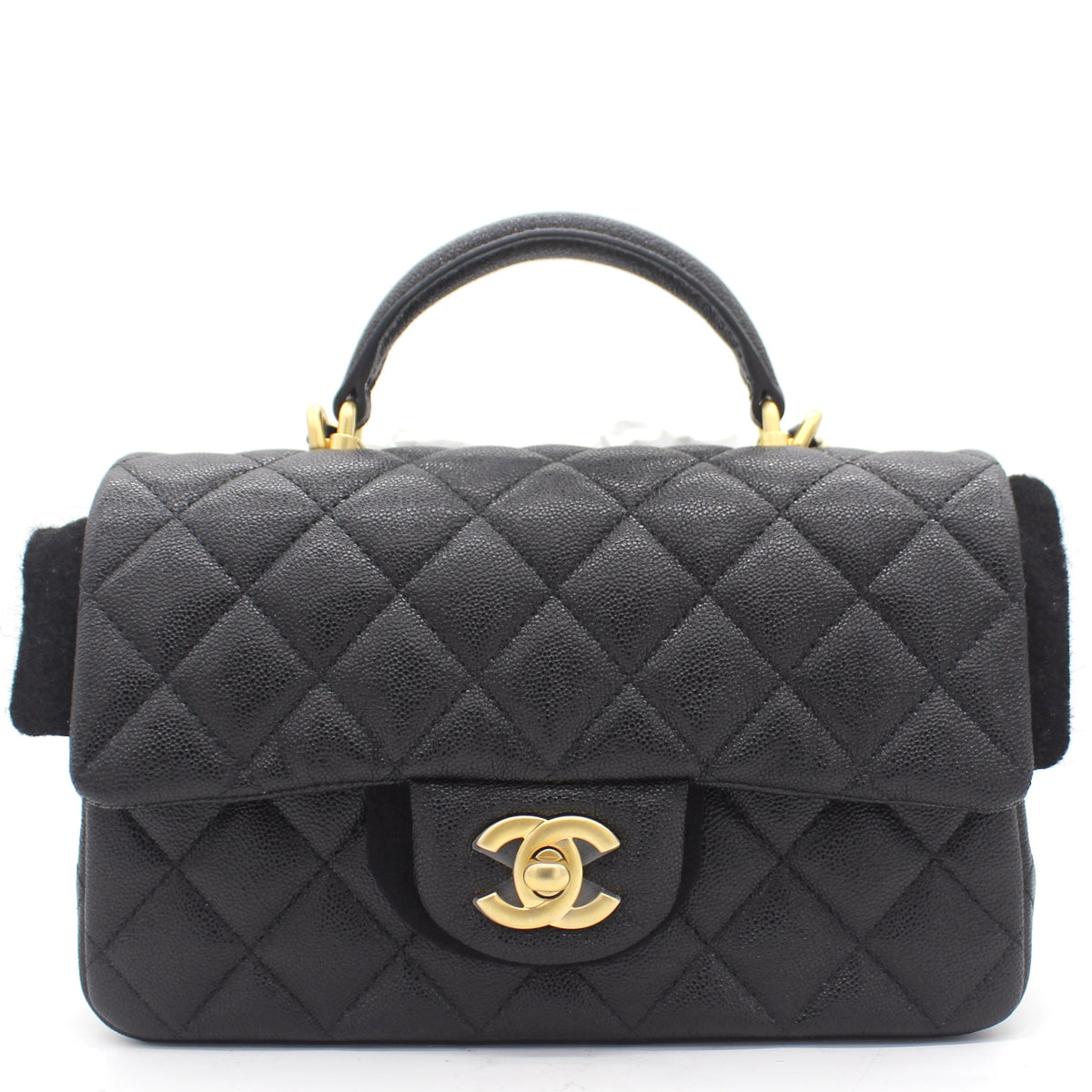 Mini Flap Bag With Top Handle