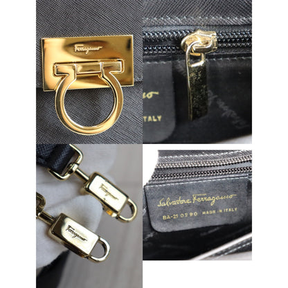 Rank A ｜Ferragamo Gancini 2WAY Handbag Shoulderbag｜22101106