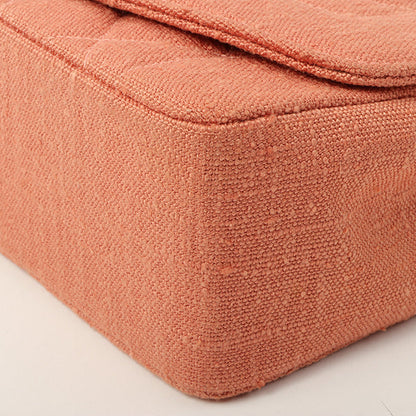 Chanel 1992 Cotton Diana Flap Chain Bag Light Coral