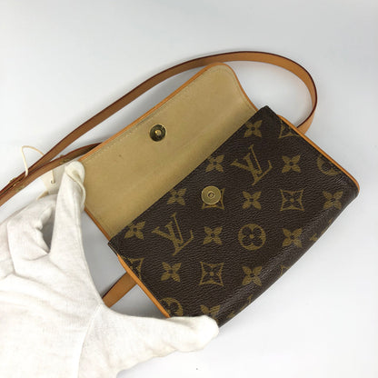 Louis-Vuitton Classic Monogram Canvas Small Crossbody/Belt Bag