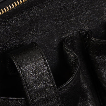 Chanel Around 2001 Made Wild Stitch Turn-Lock Vanity Chain Top Handle Bag Black