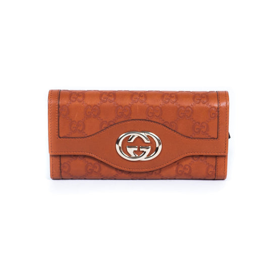 Gucci Guccissima Continental Wallet