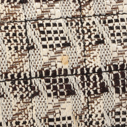 Chanel Around 2005 Made Tweed Cc Mark Plate Chain Shoulder Bag Black/Multi