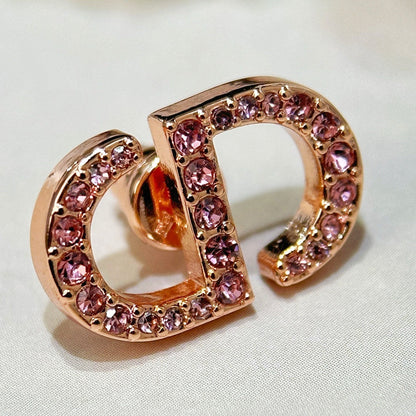 JW829 Petit CD Stud Earrings