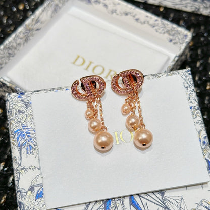 JW830 CD Navy Earrings