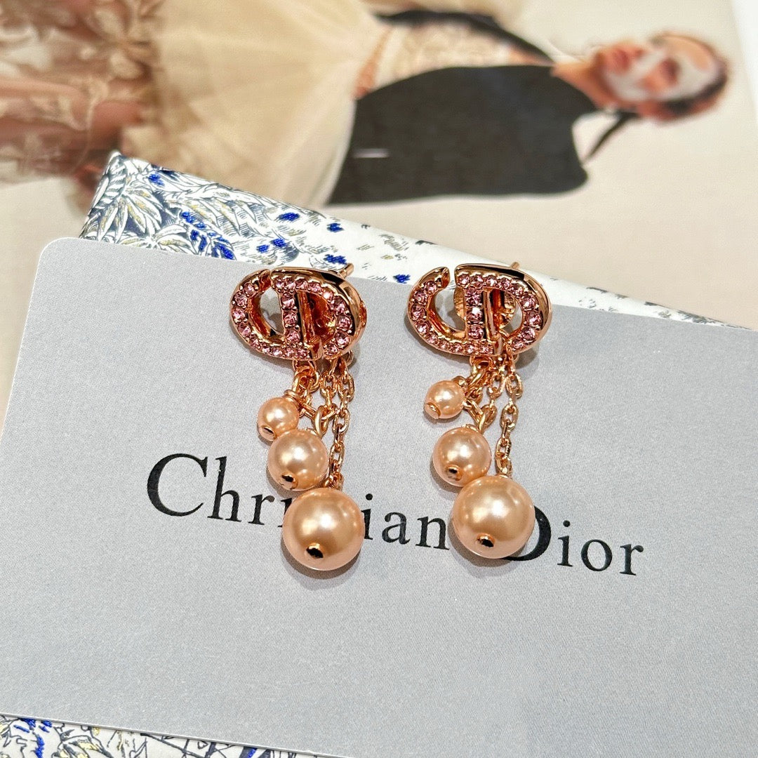 JW830 CD Navy Earrings
