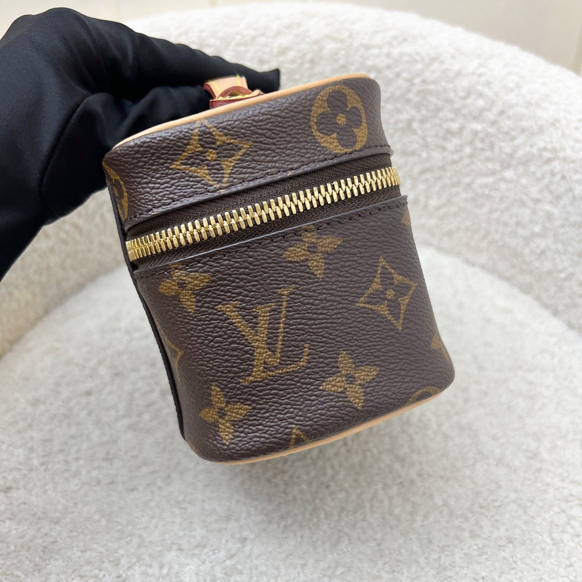 LV Nice Nano Monogram Canvas in GHW (Model: M44936)