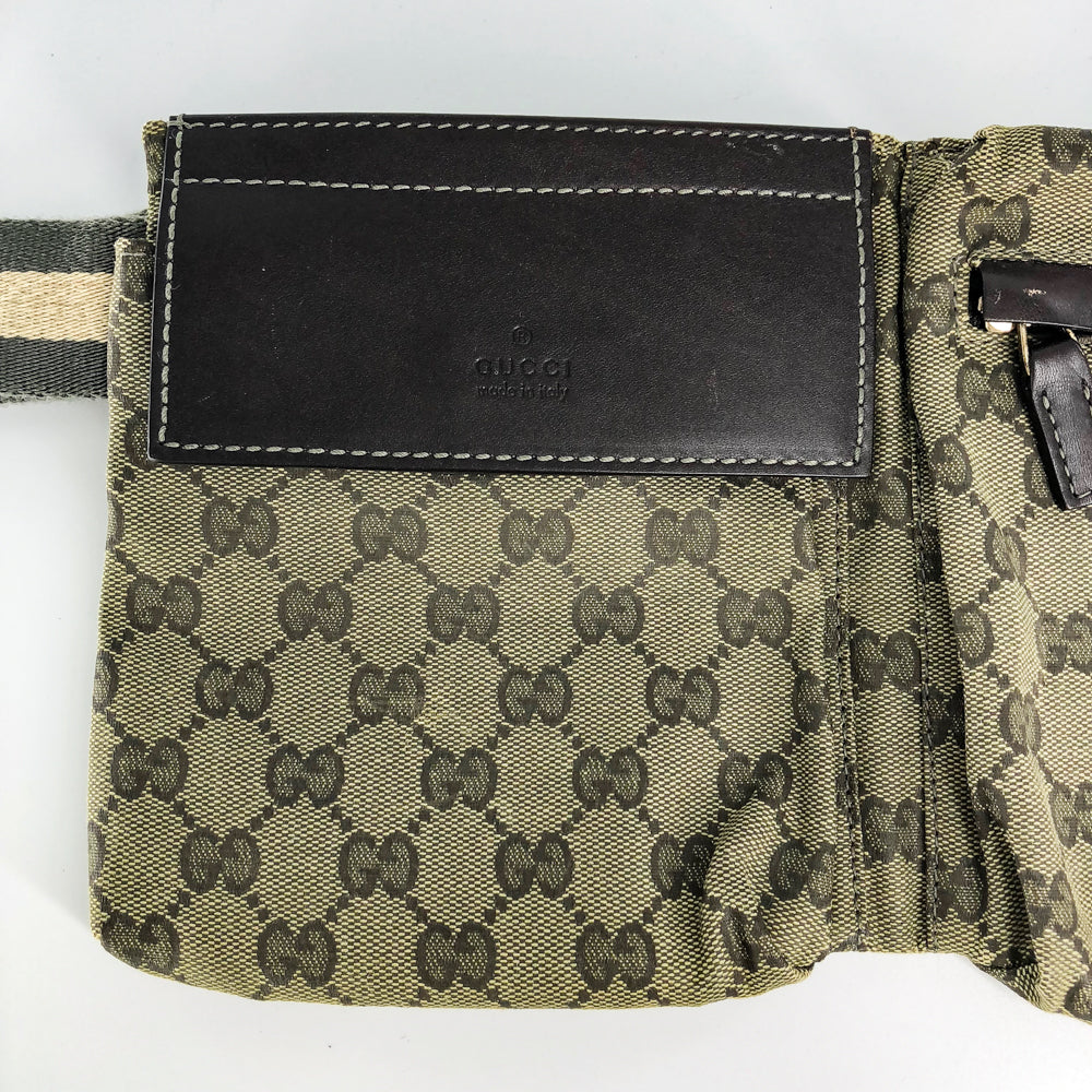 Gucci Vintage Monogram Belt Bag (Unisex)