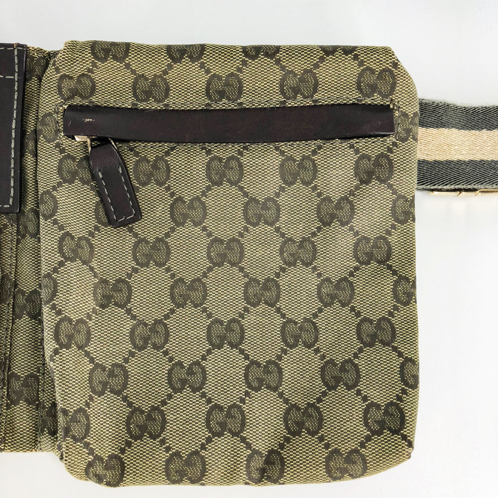 Gucci Vintage Monogram Belt Bag (Unisex)