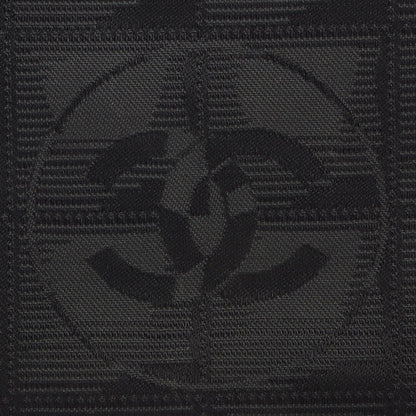 Chanel 2002 Made New Travel Line Nylon Coco Mark Pouch Black
