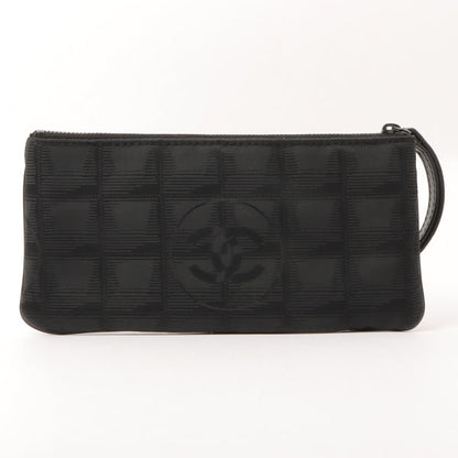 Chanel 2002 Made New Travel Line Nylon Coco Mark Pouch Black