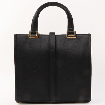 Gucci Satin Jackie Top Handle Bag Black