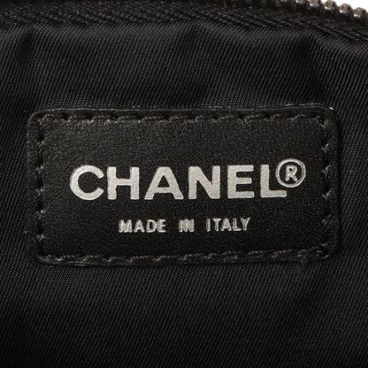 Chanel 2002 Made New Travel Line Nylon Coco Mark Pouch Black