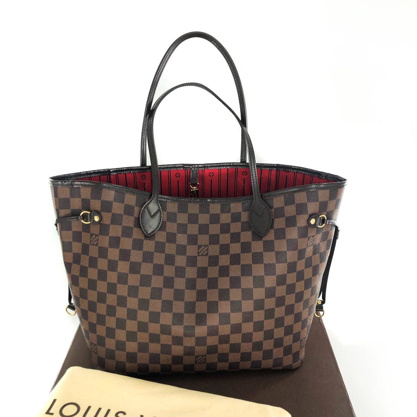 Louis-Vuitton Neverfull MM Damier Ebene