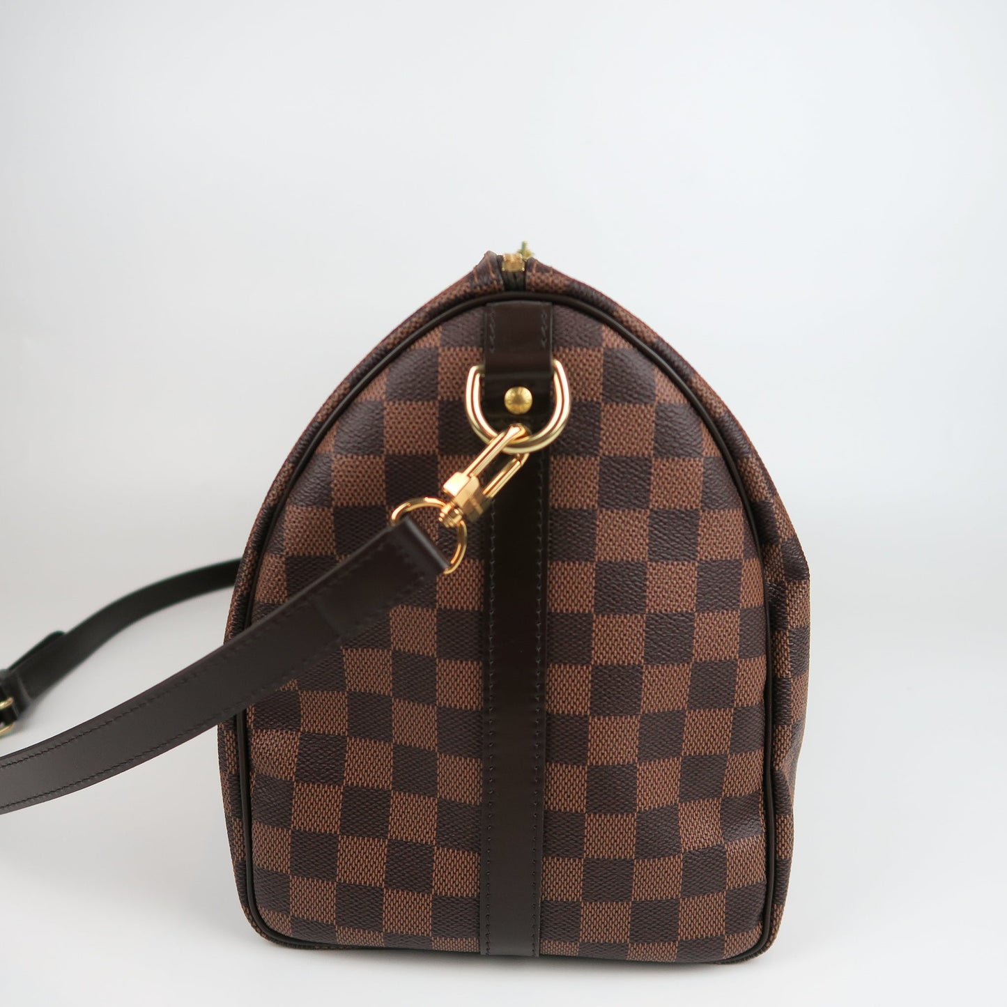 Louis-Vuitton Speedy 35 Bandouliere Damier Ebene Leather