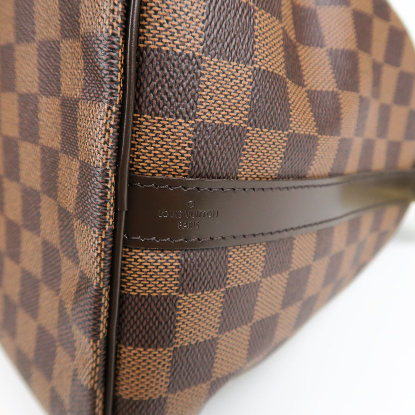 Louis-Vuitton Speedy 35 Bandouliere Damier Ebene Leather