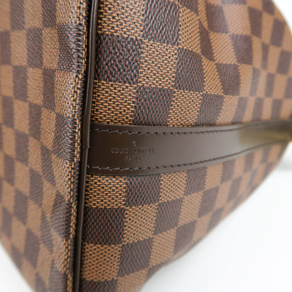 Louis-Vuitton Speedy 35 Bandouliere Damier Ebene Leather