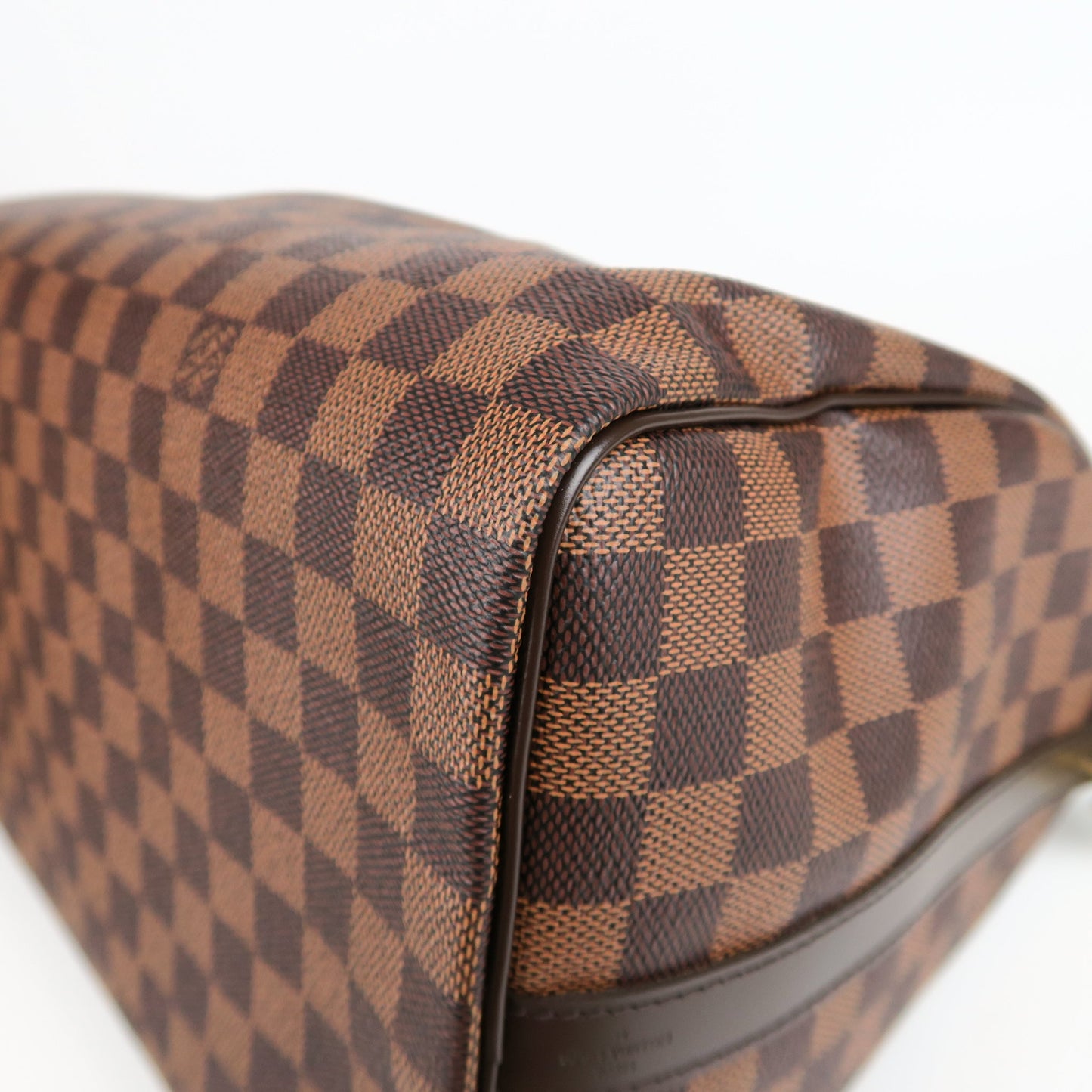 Louis-Vuitton Speedy 35 Bandouliere Damier Ebene Leather
