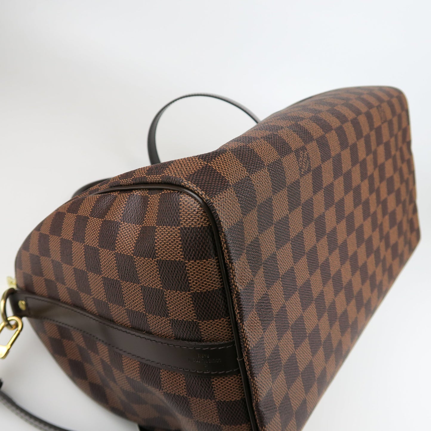 Louis-Vuitton Speedy 35 Bandouliere Damier Ebene Leather