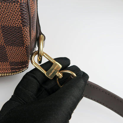 Louis-Vuitton Speedy 35 Bandouliere Damier Ebene Leather