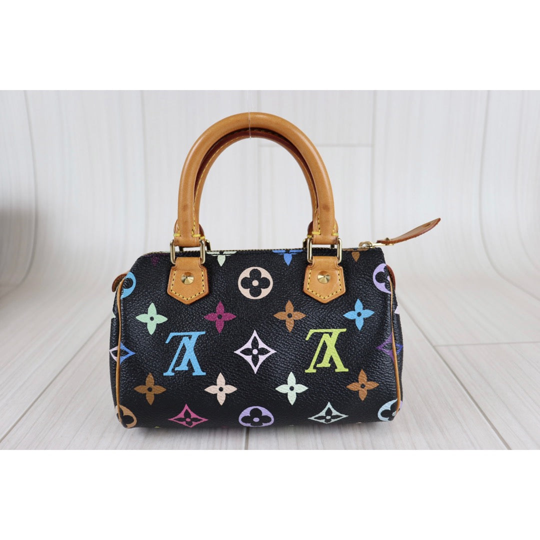 Rank A ｜ LV Multi Monogram Mini Speedy Handbag｜22101301