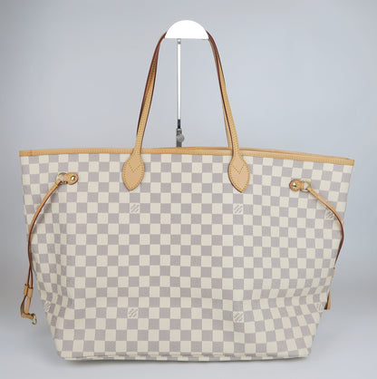 Louis-Vuitton Neverfull GM Damier Azure Canvas
