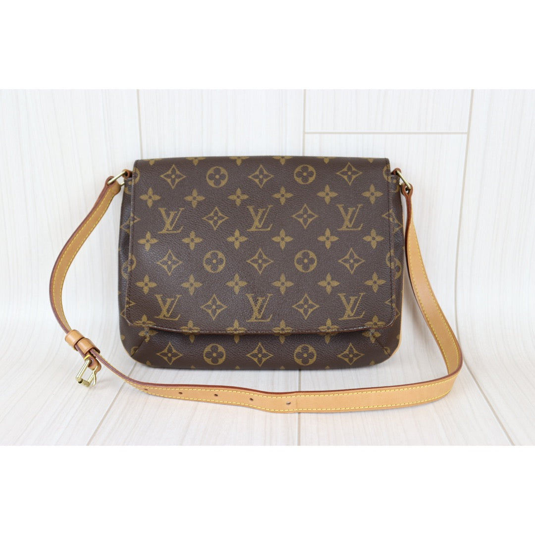 Rank A ｜ LV Monogram Musette Tango Shoulder Bag｜22101303