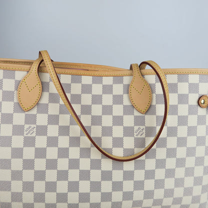 Louis-Vuitton Neverfull GM Damier Azure Canvas