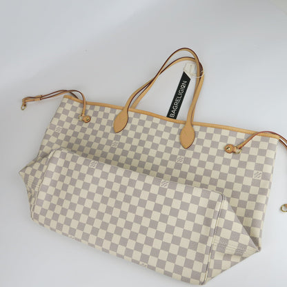 Louis-Vuitton Neverfull GM Damier Azure Canvas