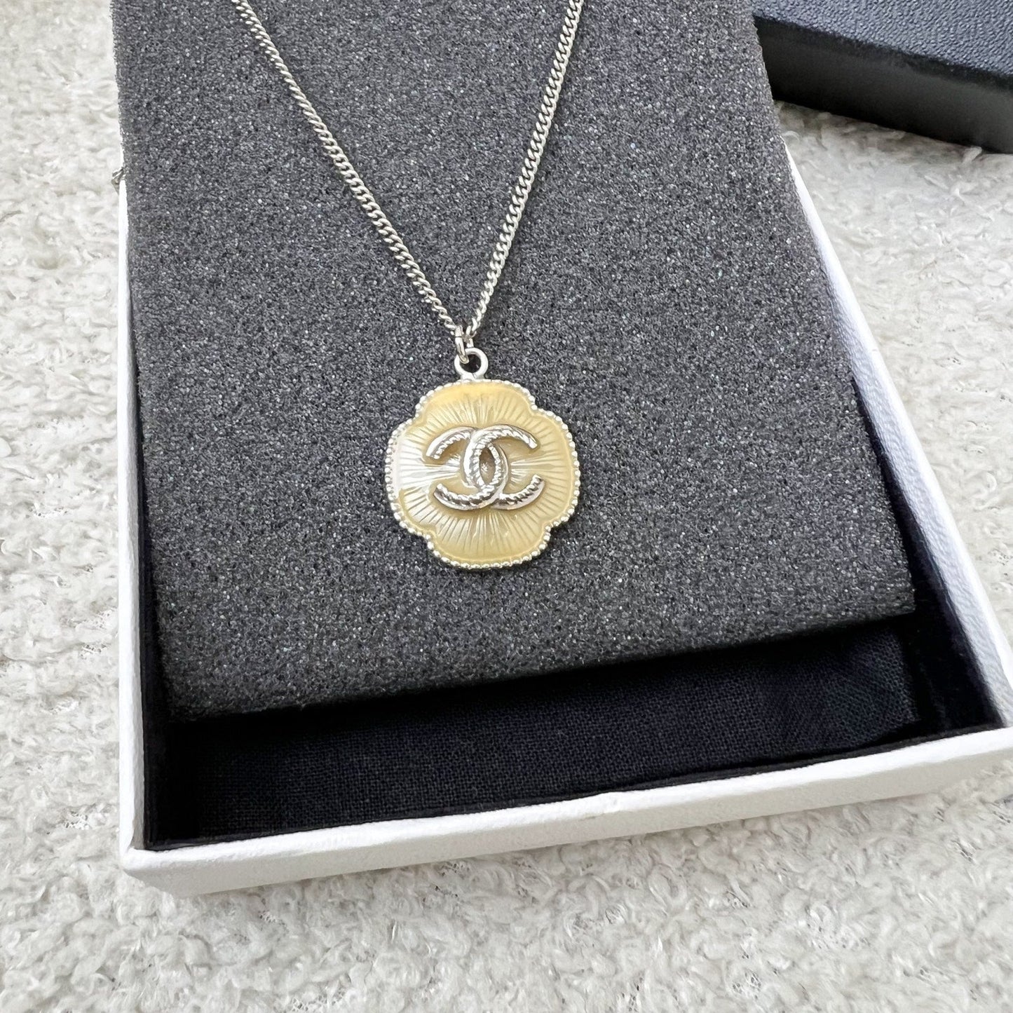 Chanel 15B Necklace with CC logo