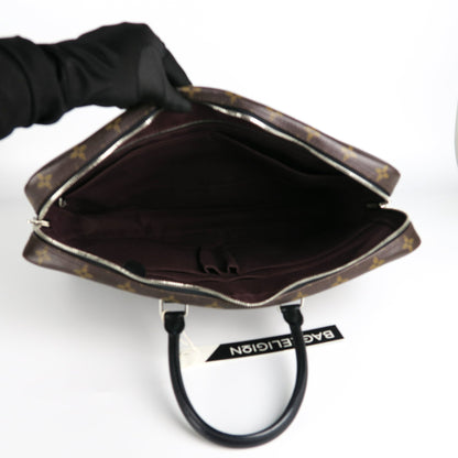 Louis-Vuitton Porte-Documents Voyage Monogram Leather Laptop bag