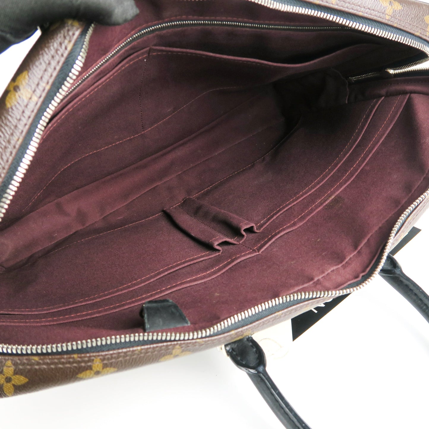 Louis-Vuitton Porte-Documents Voyage Monogram Leather Laptop bag