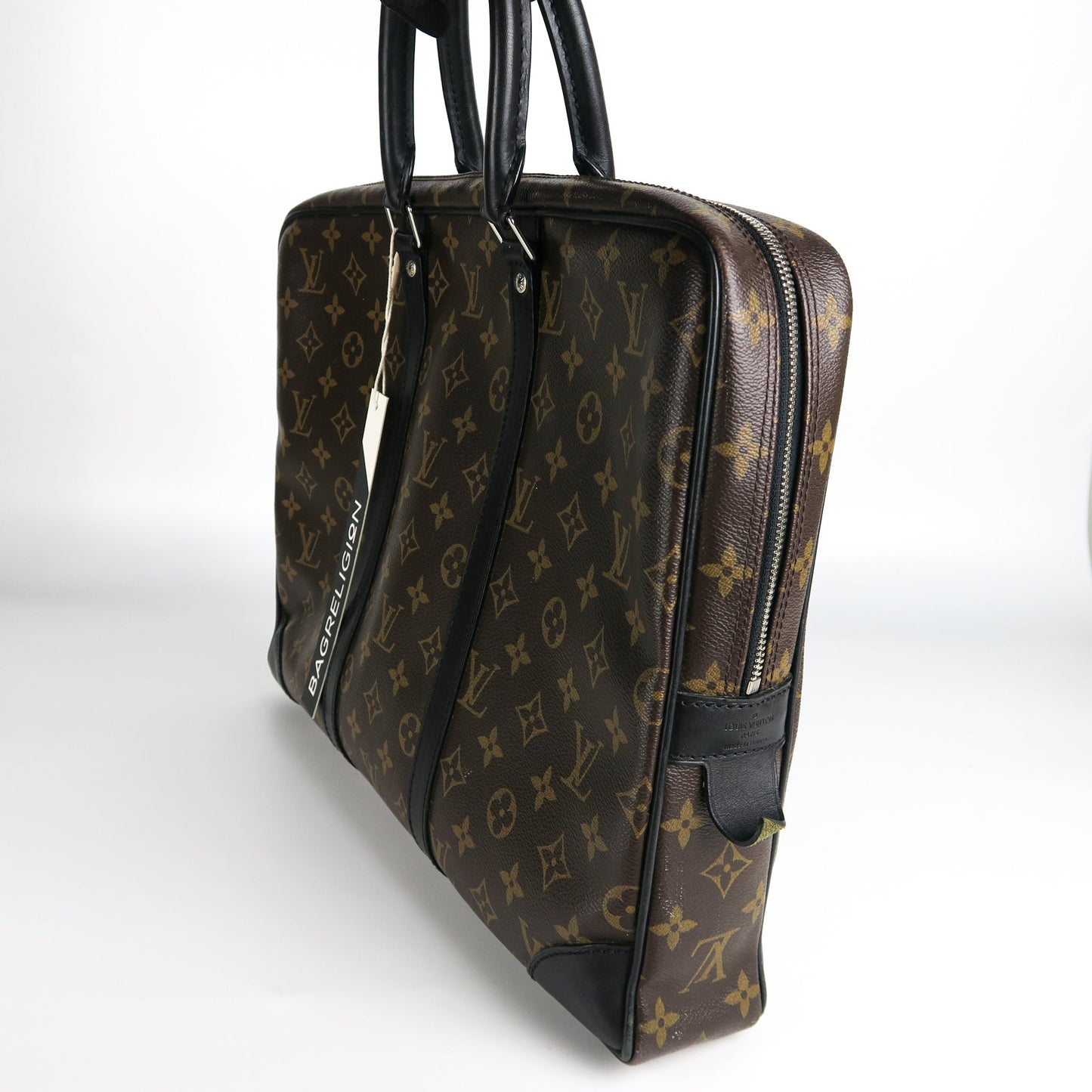 Louis-Vuitton Porte-Documents Voyage Monogram Leather Laptop bag