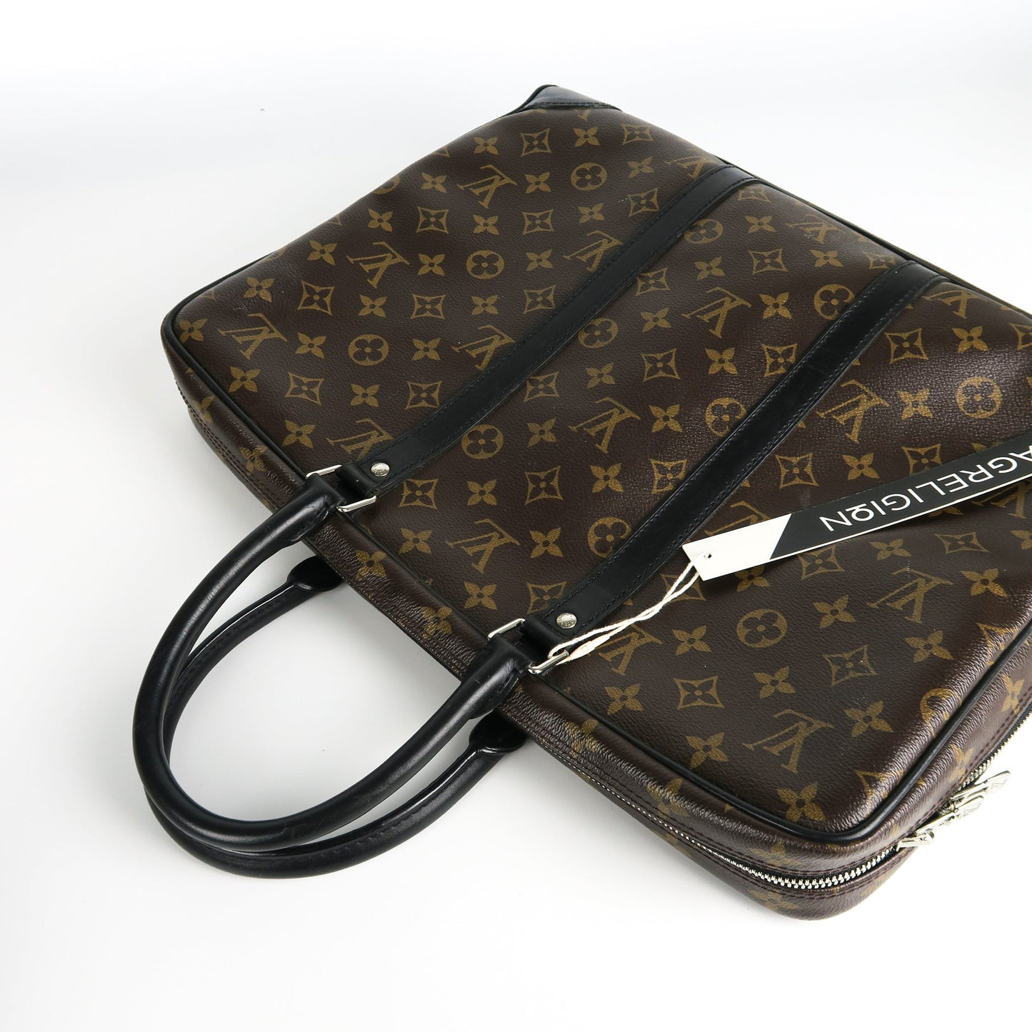 Louis-Vuitton Porte-Documents Voyage Monogram Leather Laptop bag