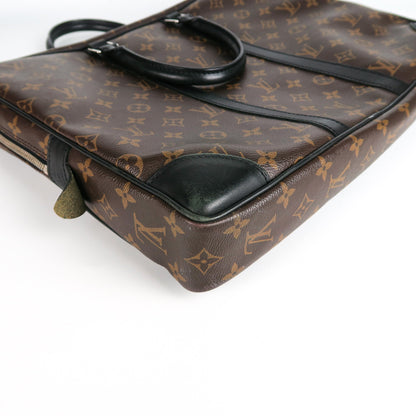 Louis-Vuitton Porte-Documents Voyage Monogram Leather Laptop bag